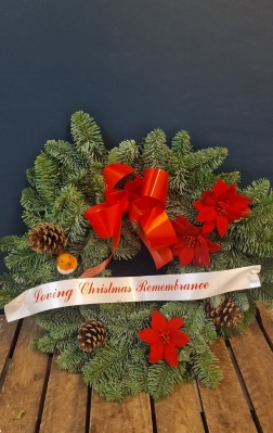 Christmas Grave Wreath